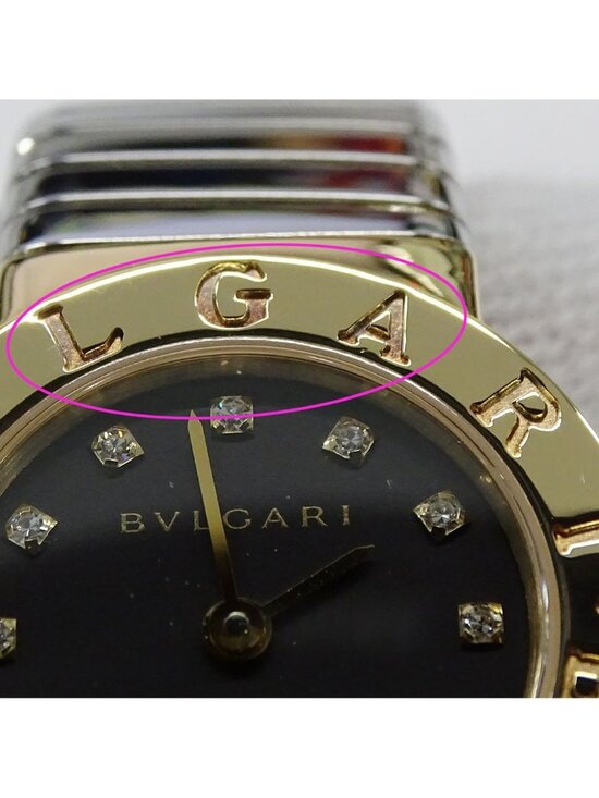 Bvlgari Watch Tobogas Diamond Quartz Stainless SS L Bangle Round Polished main image 15